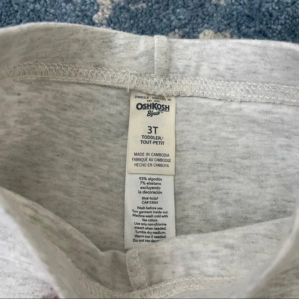 OshKosh B’gosh Toddler Girl Leggings Size 3T